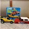 Image 1 : VINTAGE 1977 POWER SHIFTERS BLAZER DRAGSTER TOY WITH BOX