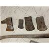 Image 6 : LOT OF AXES AND HEADS INCLUDING A DOUBLE AX HEAD