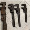 Image 3 : LOT OF ANTIQUE ADJUSTABLE WRENCHES