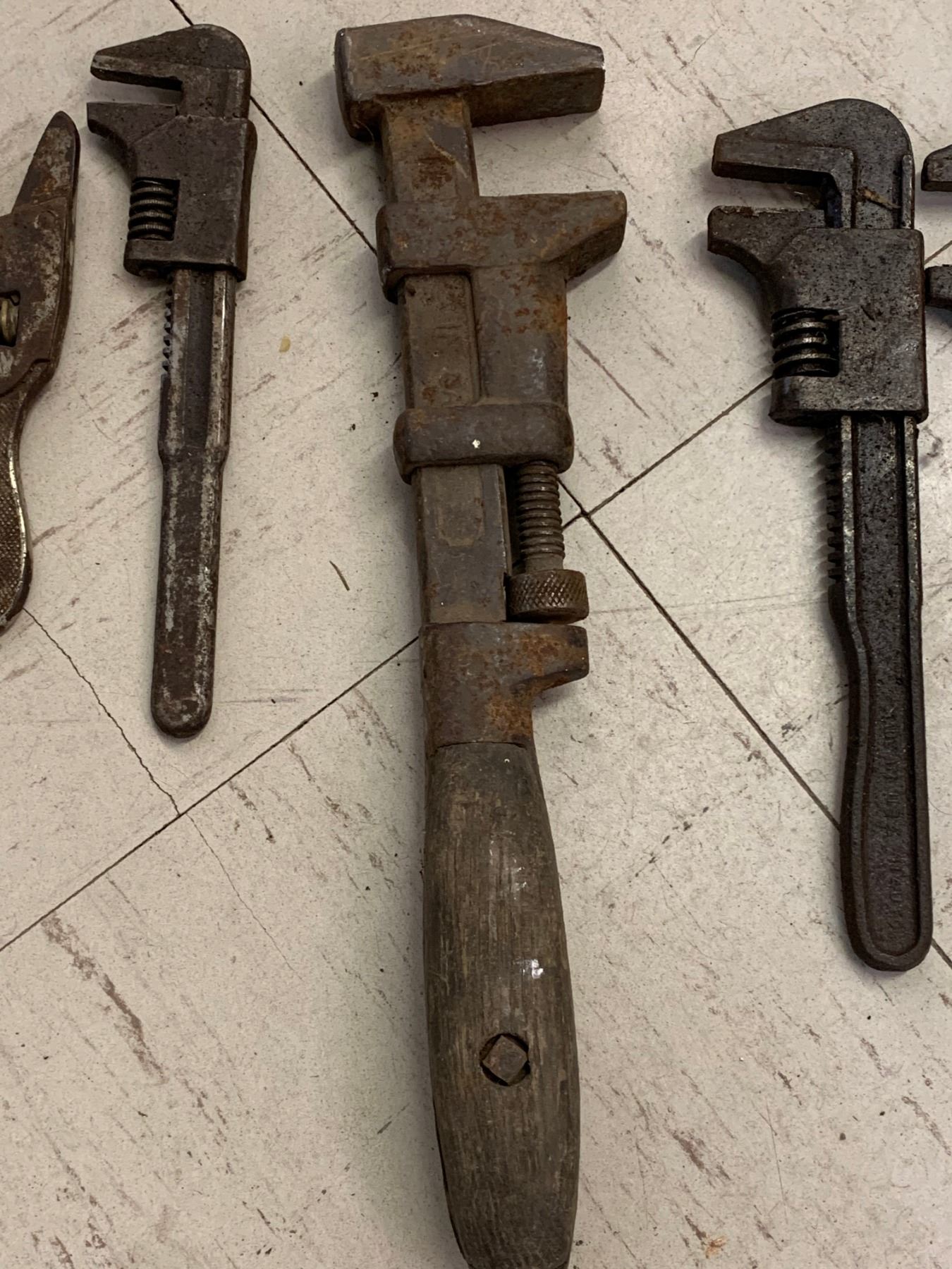 LOT OF ANTIQUE ADJUSTABLE WRENCHES Schmalz Auctions