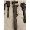 Image 4 : LOT OF ANTIQUE ADJUSTABLE WRENCHES