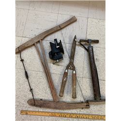 MISC LOT VICE SAW ETC