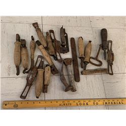 LOT OF OLD HAND TOOLS