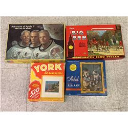 LOT OF VINTAGE PUZZLES