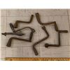Image 1 : LOT OF ANTIQUE STOVE CRANKS AND LIFTER