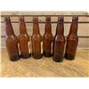 Image 4 : LOT OF 6 VINTAGE RED RIBBON BEER BOTTLES SASKATOON