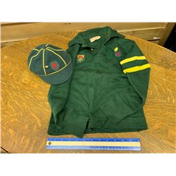 VINTAGE BOY SCOUT CAP AND SHIRT