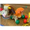 Image 4 : LOT OF VINTAGE FISHER PRICE TOYS