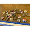 Image 5 : LOT OF VINTAGE CORK LINED SODA POP BOTTLE CAPS MOUNTAIN DEW ORANGE CRUSH ETC