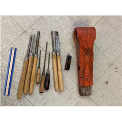 LOT OF CHISELS ETC