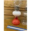 Image 2 : LOT OF 2 COAL OIL LAMPS