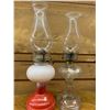 Image 5 : LOT OF 2 COAL OIL LAMPS