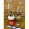 Image 6 : LOT OF 2 COAL OIL LAMPS