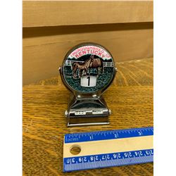 VINTAGE TIN THOROUGHBRED OF KENTUCKY PERPETUAL DESK CALENDAR