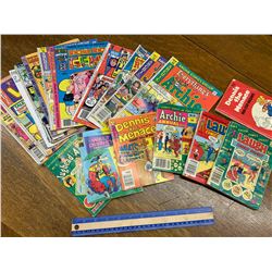 LOT OF ARCHIE COMICS BOOKS ETC