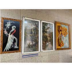 LOT OF FRAMED PIECES