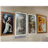 Image 1 : LOT OF FRAMED PIECES