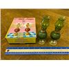 Image 1 : VINTAGE MINI TABLE OIL LAMPS WITH BOX