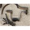 Image 2 : LOT OF ANTIQUE TOOLS DRILLS SICKLES ETC