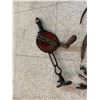 Image 9 : LOT OF ANTIQUE TOOLS DRILLS SICKLES ETC