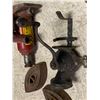 Image 7 : MISC LOT COFFEE GRINDER JACKS SAD IRONS