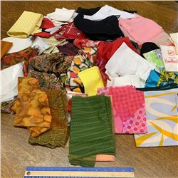 LARGE LOT OF HANKIES AND SCARVES