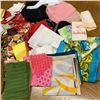 Image 3 : LARGE LOT OF HANKIES AND SCARVES