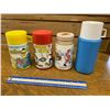 Image 1 : LOT OF VINTAGE THERMOS SESAME STREET GOOFY ETC