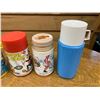 Image 4 : LOT OF VINTAGE THERMOS SESAME STREET GOOFY ETC