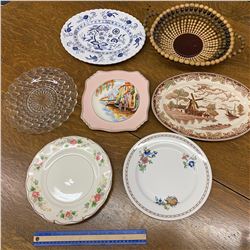 LOT OF VARIOUS PLATES ETC