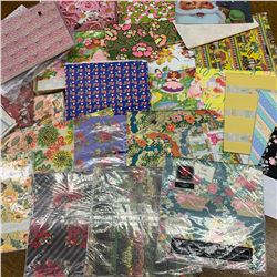 LOT OF VINTAGE WRAPPING PAPER