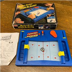 VINTAGE MATTEL 1978 ROCKET HOCKEY GAME AND BOX