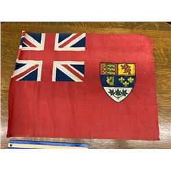 OLD CANADA FLAG 23 1/2" x 17 1/4"