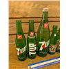 Image 2 : LOT OF 6 DIFFERENT 7-UP SODA POP BOTTLES