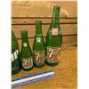 Image 4 : LOT OF 6 DIFFERENT 7-UP SODA POP BOTTLES