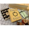 Image 5 : VINTAGE WOODEN THREAD SPOOL AND SEWING LOT MANY NOS
