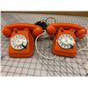 Image 1 : VINTAGE VIPA ORANGE TOY INTERCOM TELEPHONES BATTERY OP