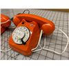 Image 3 : VINTAGE VIPA ORANGE TOY INTERCOM TELEPHONES BATTERY OP
