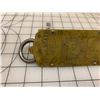 Image 2 : ANTIQUE BRASS HANGING FAMILY SCALE