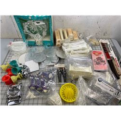 LOT OF VINTAGE CAKE DECORATING AND BAKING RELATED