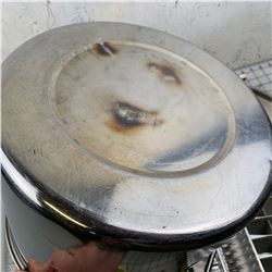 LARGE POT AND CONTENTS