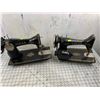 Image 1 : LOT OF 2 SINGER CABINET SEWING MACHINES