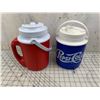 Image 1 : WATER JUGS ONE WITH PEPSI COLA ADVERTISING