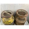 Image 2 : LOT OF 2 OLD CREAM CANS