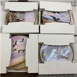 LOT OF 4 BRADFORD EXCHANGE PLATES GEESE