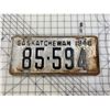 Image 1 : 1948 SASKATCHEWAN LICENCE PLATE