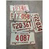 Image 1 : LOT OF 5 1970s SASKATCHEWAN TRAILER LICENSE PLATES