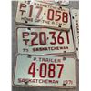 Image 2 : LOT OF 5 1970s SASKATCHEWAN TRAILER LICENSE PLATES