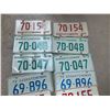 Image 4 : LOT OF 1970s PAIRS SASKATCHEWAN LICENCE PLATES
