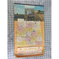 1972 SASKATCHEWAN WHEAT POOL CALENDAR